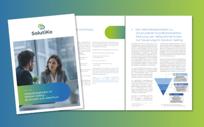 Neu: SolutiKo-Expert-Paper „Verkaufsmethoden im Solution-Selling“